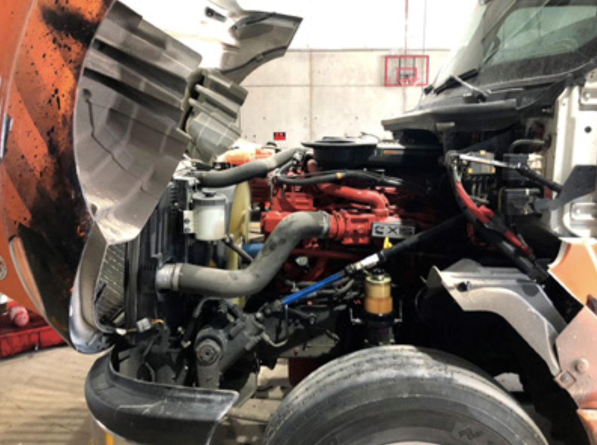 this image shows mobile truck engine repair in Archerfield, QLD